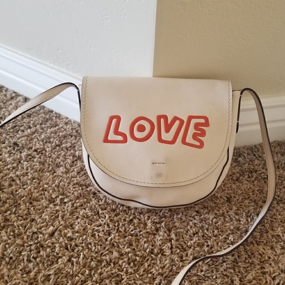 Coach × Keith Haring Love Husdon Saddle Crossbody
